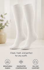Kinclip™ Compression Socks (2 Pairs) — 20-30 mmHg Graduated Support