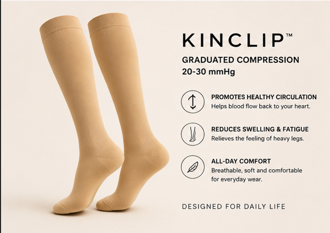 Kinclip Compression Socks features