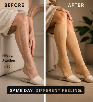 Before and after varicose veins